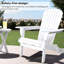 Ensemble de 2 chaises Adirondack