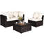 Mykeya 74cm Wide Patio Sofa with Cushions