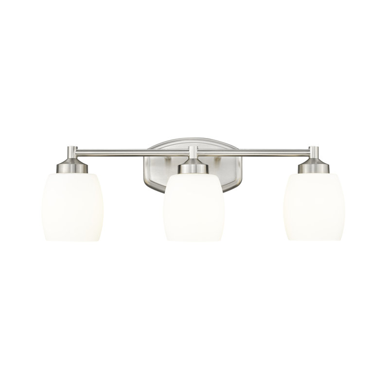 Fenella 3 Light Vanity, Brushed Nickel