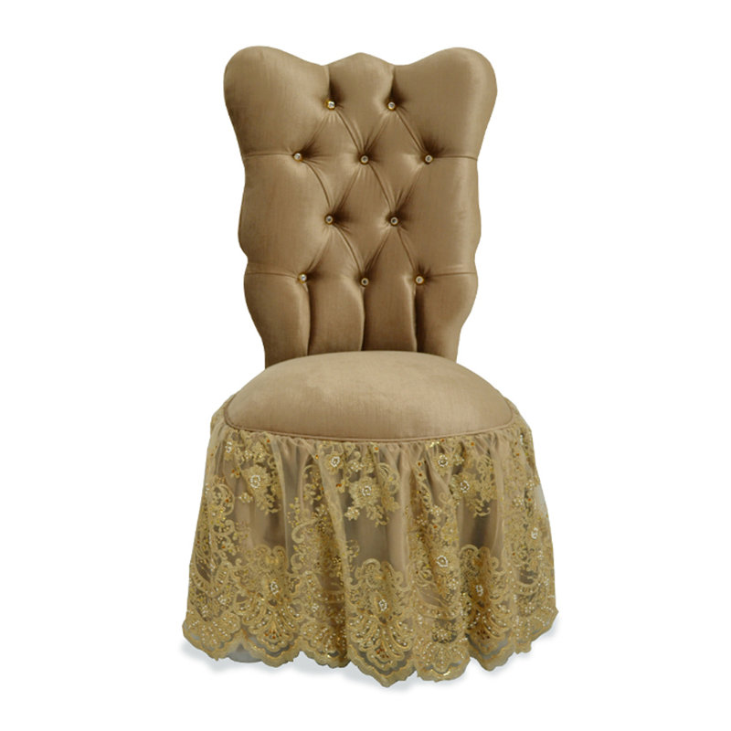 Farfalla Slipcovered Tufted Side Chair