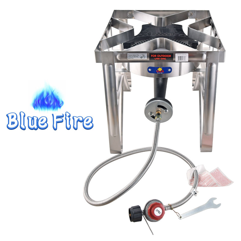 Stainless Steel High-Pressure Single Burner Outdoor Propane Stove