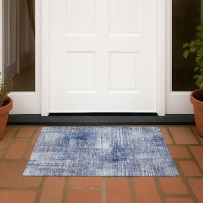 Tapis abstrait intérieur / extérieur lavable à la machine Chantille ACN2718