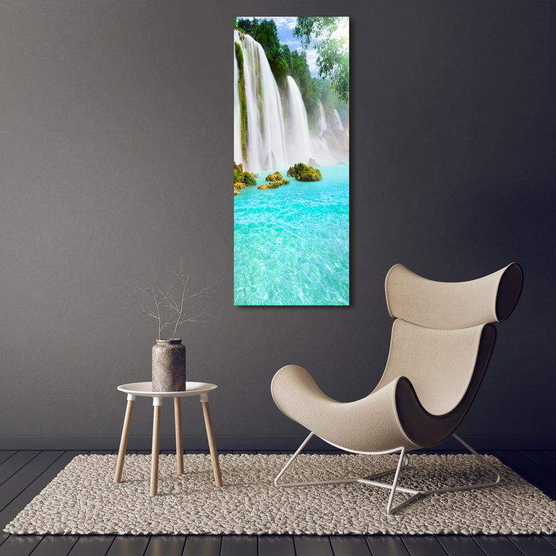 Waterfall - Wrapped Canvas Print