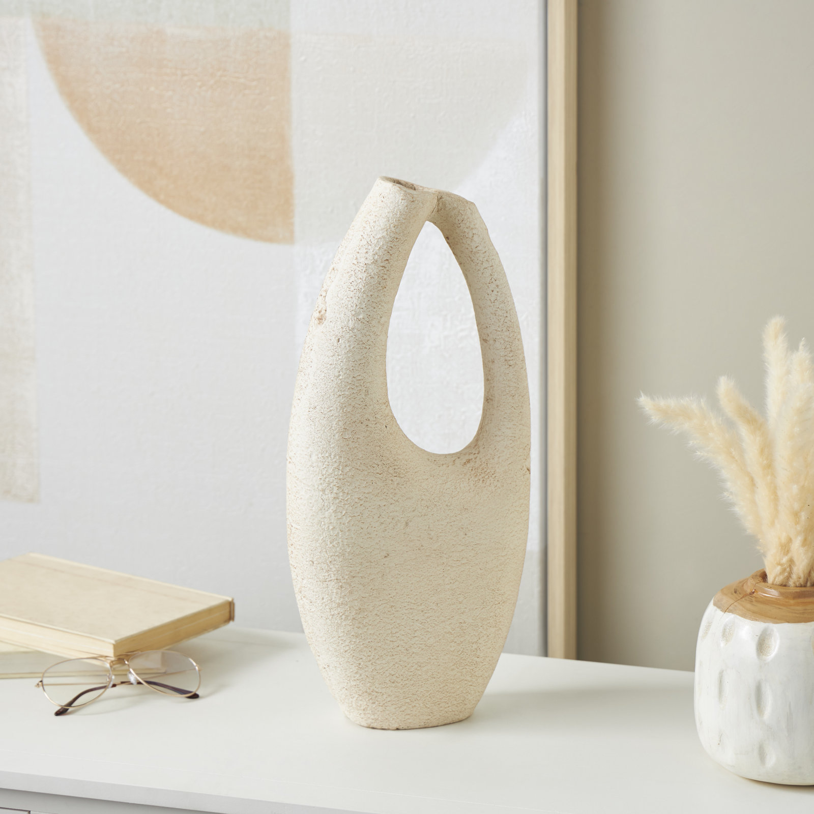 17.5'' Paper Mache Table Vase