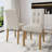 6 - Piece Modern Dining Table with Bench Set-1796602500