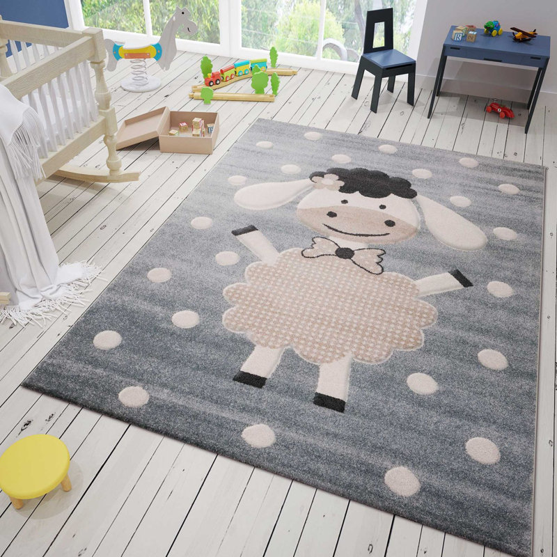 Claussen Flatweave Grey/Beige Rug, Rectangle 160 x 230cm