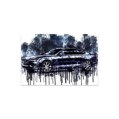 " 2017 Volvo S90 Vehicle CCCXXV " by Sissy Angelastro