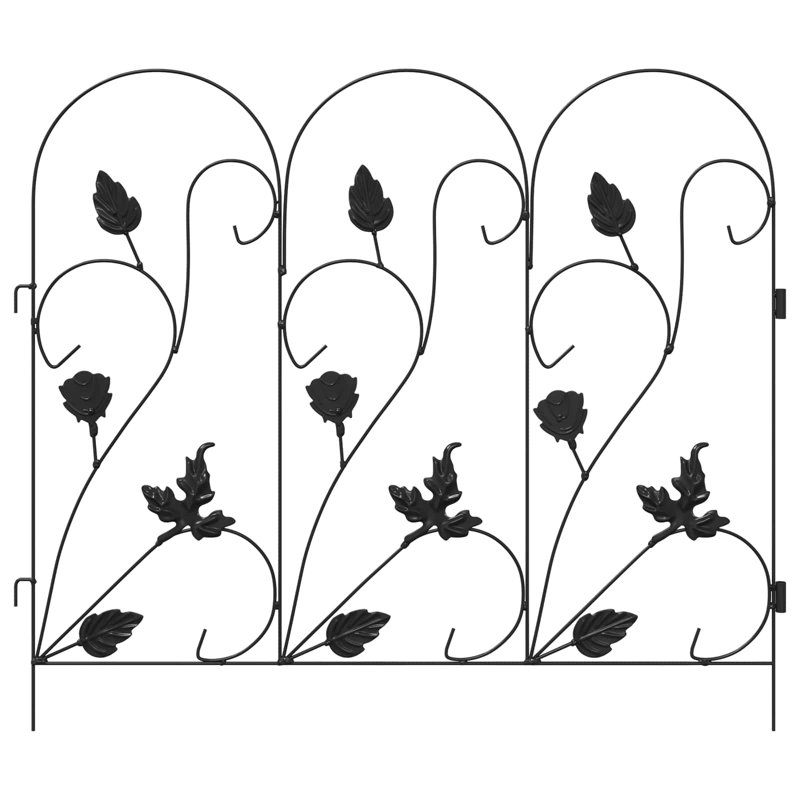 54.5cm H x 307cm W Steel Hardware, Black