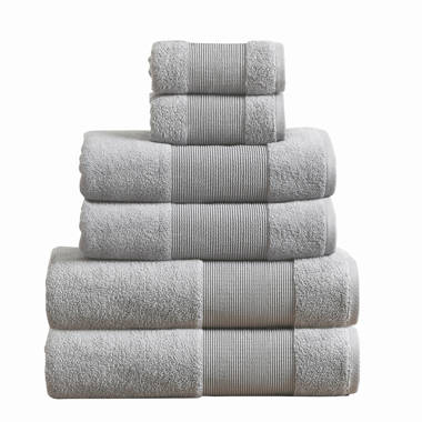 Gustel 6 Piece 100% Cotton Hand Towel Set (Set of 6) Gracie Oaks Color: Black