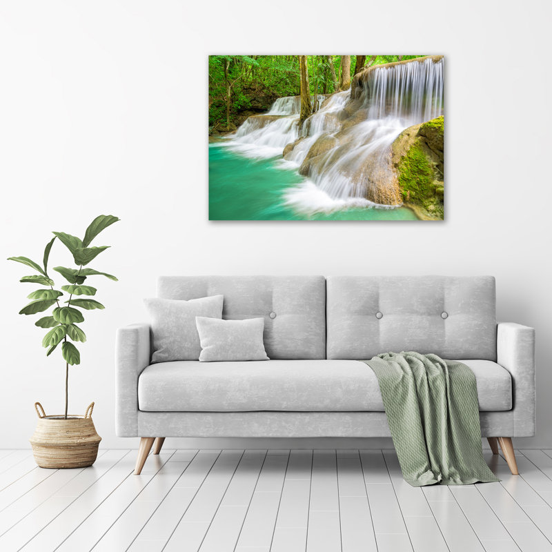 Waterfalls - Wrapped Canvas Print