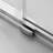 64" - 68" W x 76" H Single Sliding Frameless Shower Door-70047719