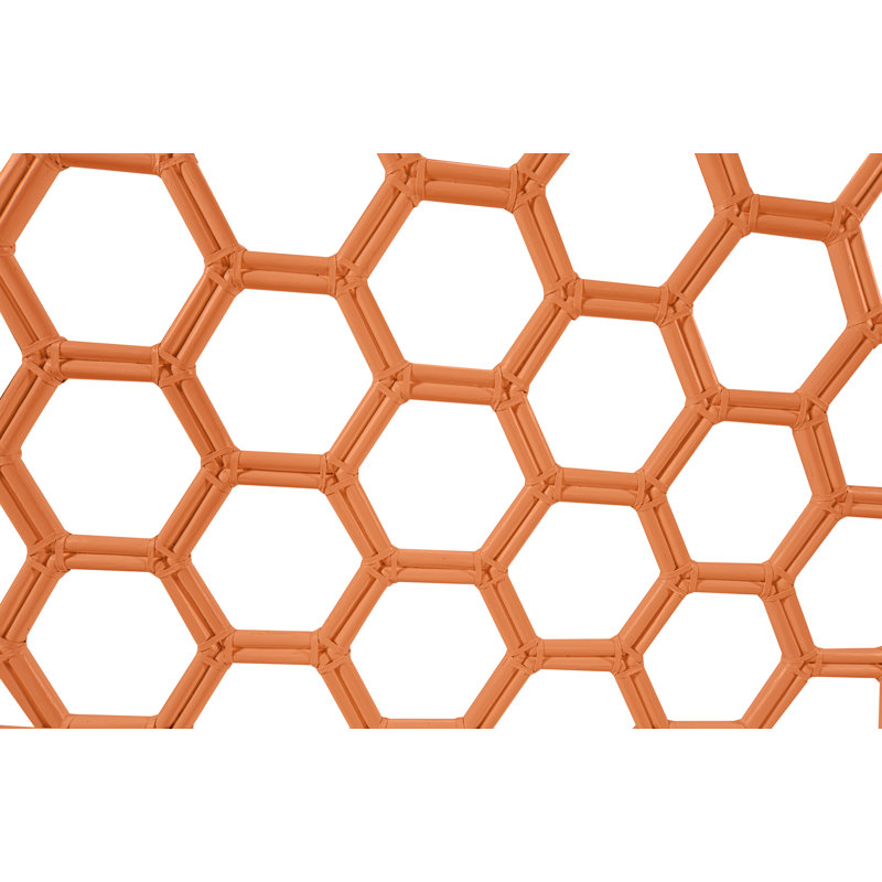 Honeycomb Bed, Queen, Light Gray