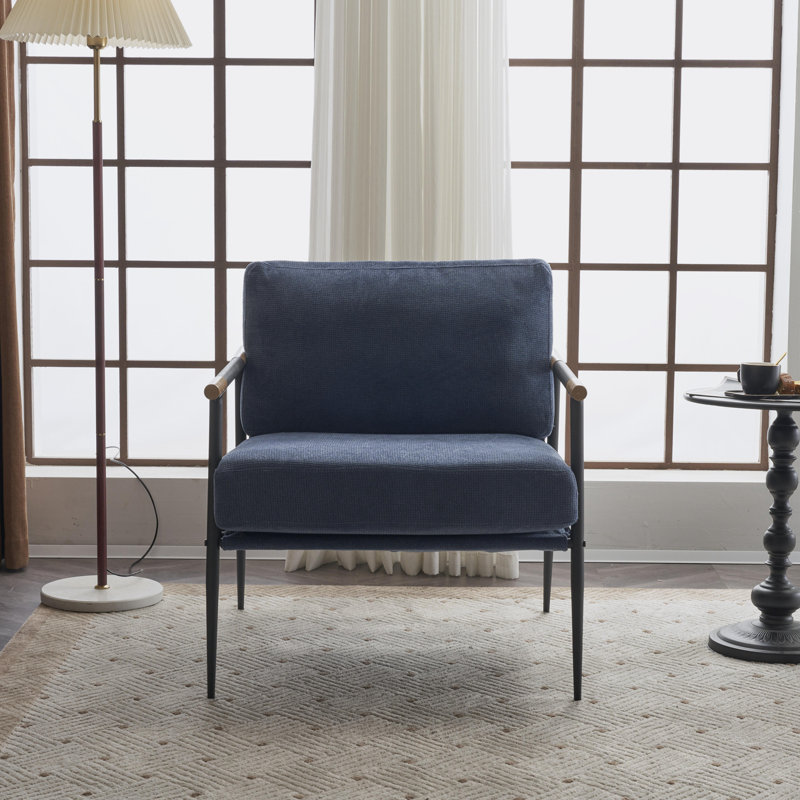 Fauteuil Jennay, Chenille bleu