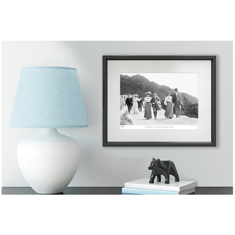 Box Hill, On Bank Holiday 1906 by Francis Frith - Single Picture Frame Print, 60cm H x 80cm W x 2.3cm D