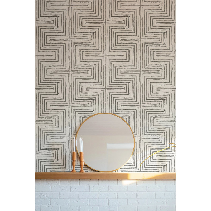 Cornered - Wallpaper, White Stone, Peel & Stick, Self-Adhesive