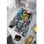 Tapis luxueux 100% polyester 5,2 x 7,5 pi, hauteur des poils de 0,4 po | Antibactérien, points antidérapants en PVC, lavable à la machine | Élégante impression numérique en 3D, parfaite pour le décor du salon et de la chambre à coucher-2047689289