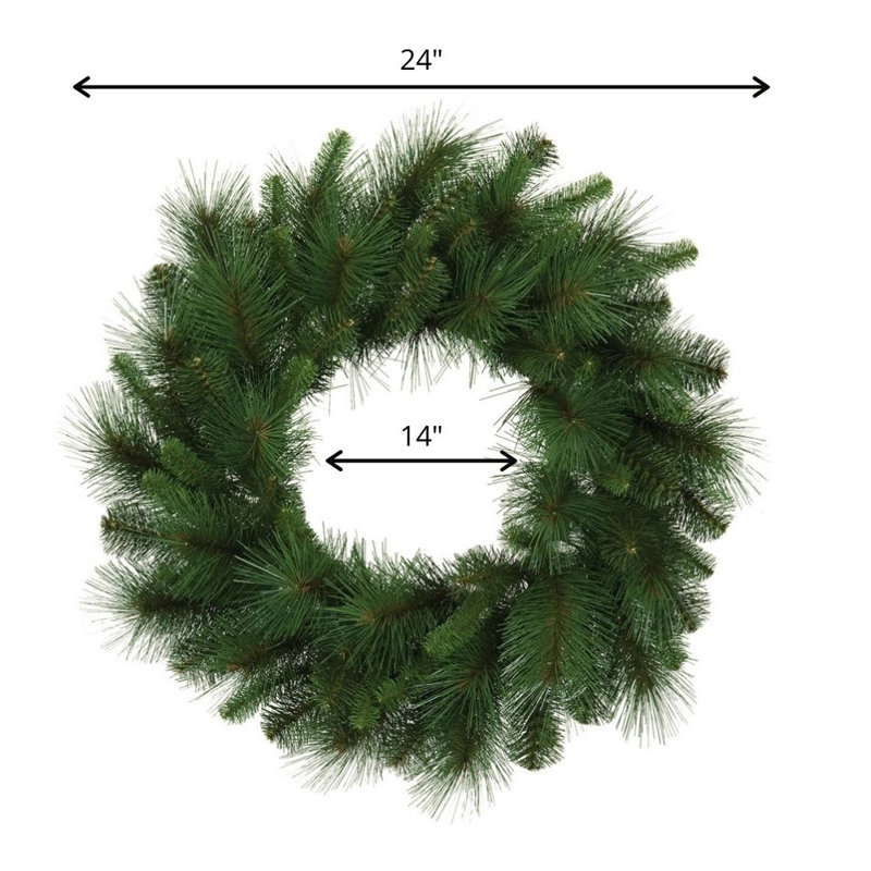 Couronne de pin artificielle 24 po