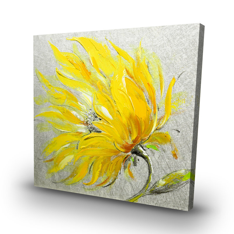 flower - 32"x32" art on canvas