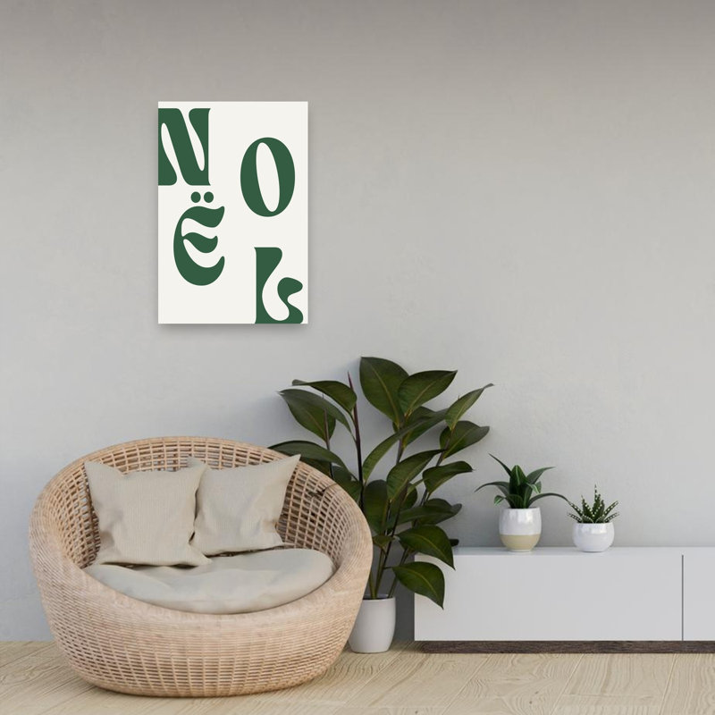 «Noelno03 Elegant Minimalist Modern Winter Architecture», reproduction d'art murale, 24" H x 16" W
