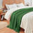 Knitted Blanket with Tassel Trim-100781419