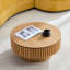 Table basse ronde avec rangement-438795934