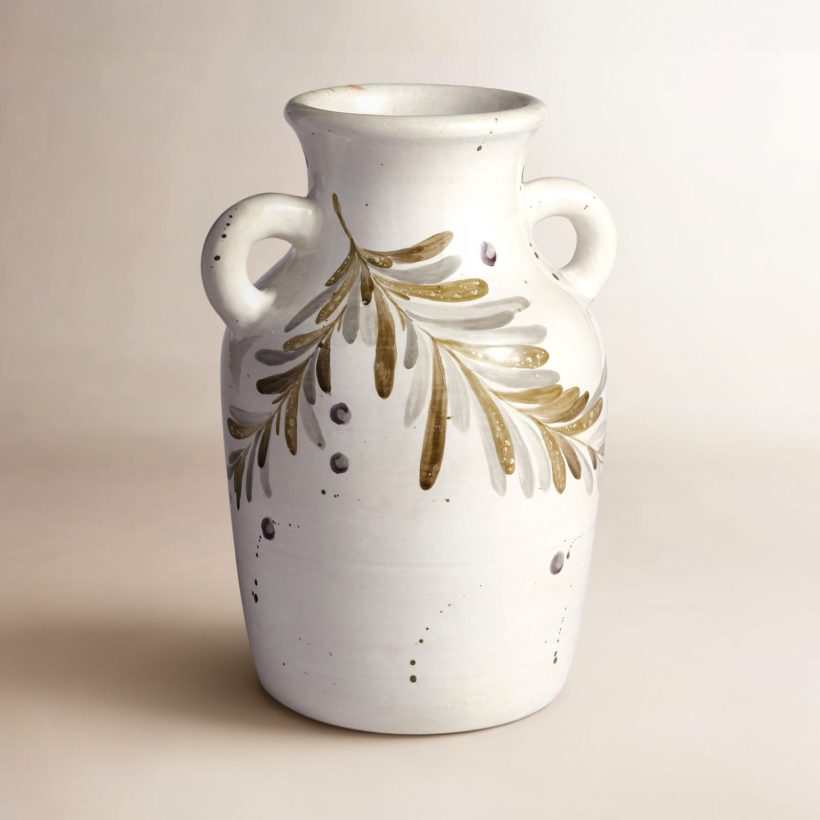 Nyree Terracotta Table Vase, 14.25" H x 9" W x 10" D