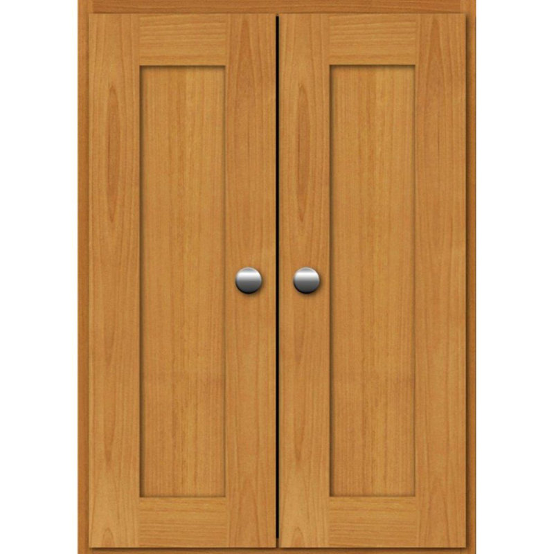Armoire de salle de bain murale, Aulne naturel