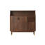 Simple Brown Solid Wood Porch Cabinet Accent Cabinet