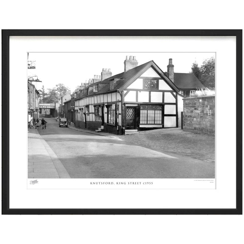 Knutsford, King Street C1955 - Single Picture Frame Print, 28cm H x 36cm W x 2.3cm D