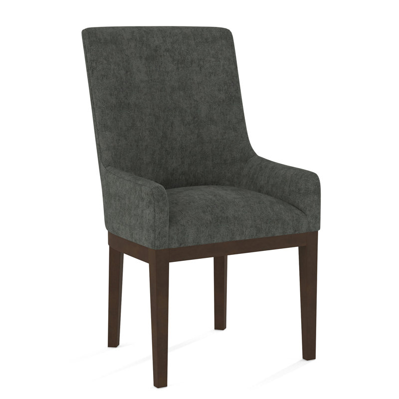 Upholstered Arm Chair, Nutmeg, Applause Archway Grey