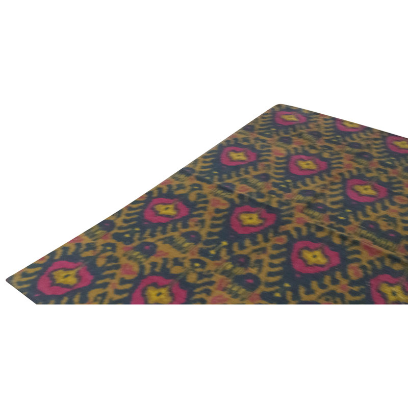 Flatweave Wool Ikat Area Rug in Multi