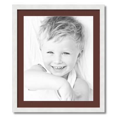 Wood Matte Picture Frame with Mat