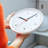 White Round Analog Wall Clocks-1718959644