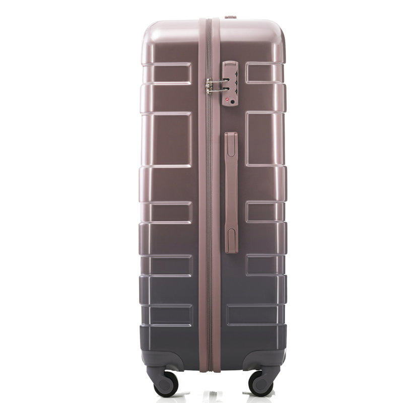 Ensembles de bagages Nouveau modèle ABS Hardshell 3 pièces Ensemble de valises rigides et durables Valise à roulettes avec serrure TSA 20 "24" 28 "