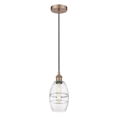 Edison Bettylou 1 Light Cord Hung Pendant-616-G557