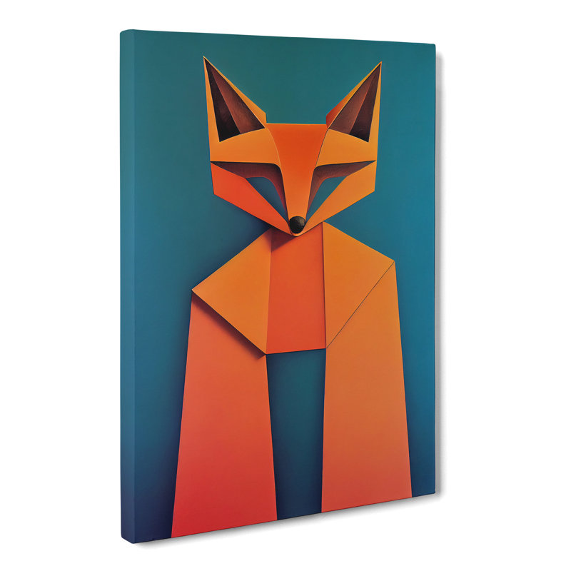 CAN-V0523-1577X Mr Fox Abstract Vol.3 - Wrapped Canvas Print, 60cm H x 40cm W x 3cm D
