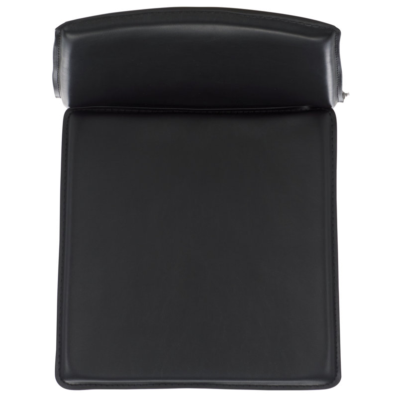 Tabouret de comptoir et de bar Anjail, Noir, Tabouret de bar (siège d’une hauteur de 30 po)