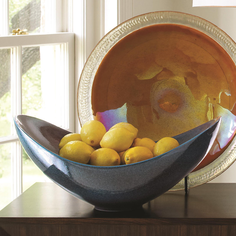 Swoop Ceramic Decorative Bowl, Celestial