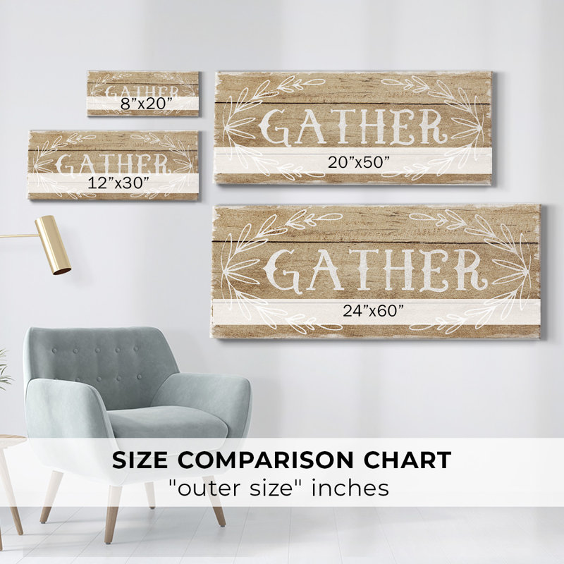 « Gather », H 24 po x l 60 po x P 1,5 po