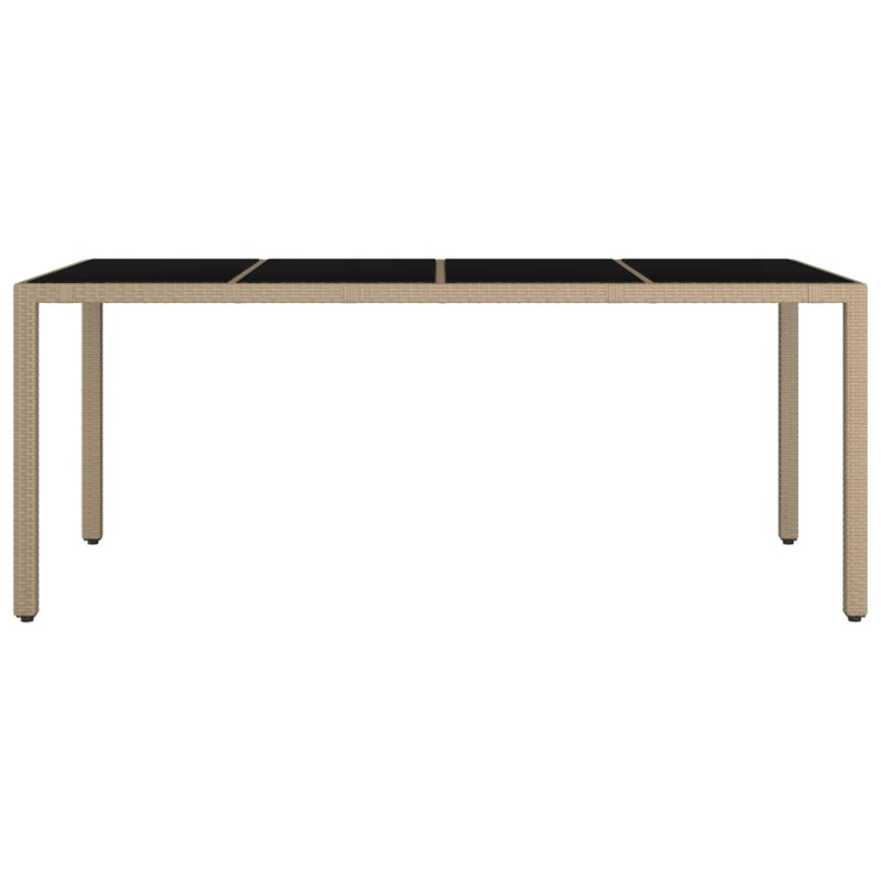 Lotis Rectangular 8 - Person 190cm L Outdoor Dining Table