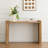 Old wood cement paint entryway table
