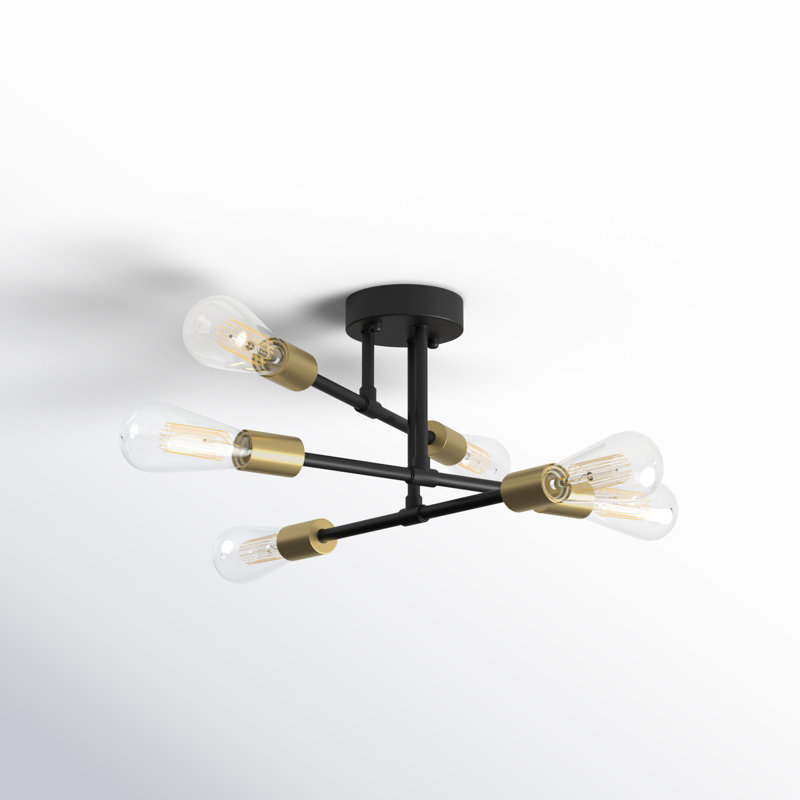 Lustre spoutnik 6 lumières Chanetta