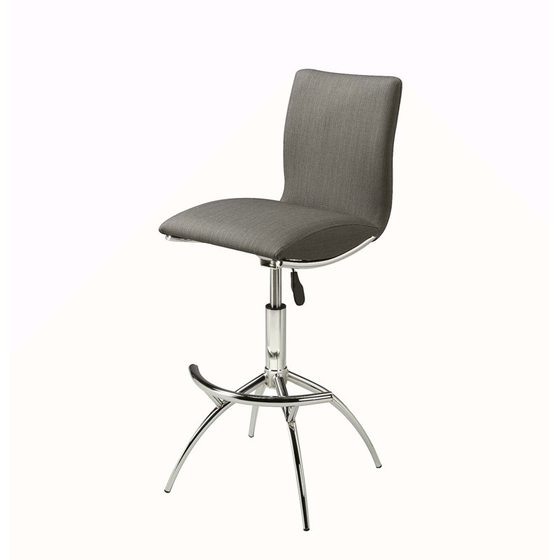 Modern Barstool Texture Leatherette Adjustable Height