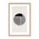 Abstract Minimalist Round by  - Picture Frame Painting on Paper