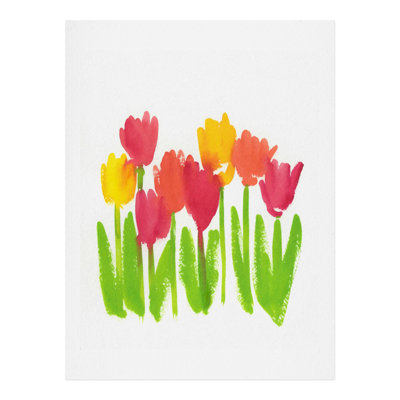 « brillante tulipes », reproduction d’art