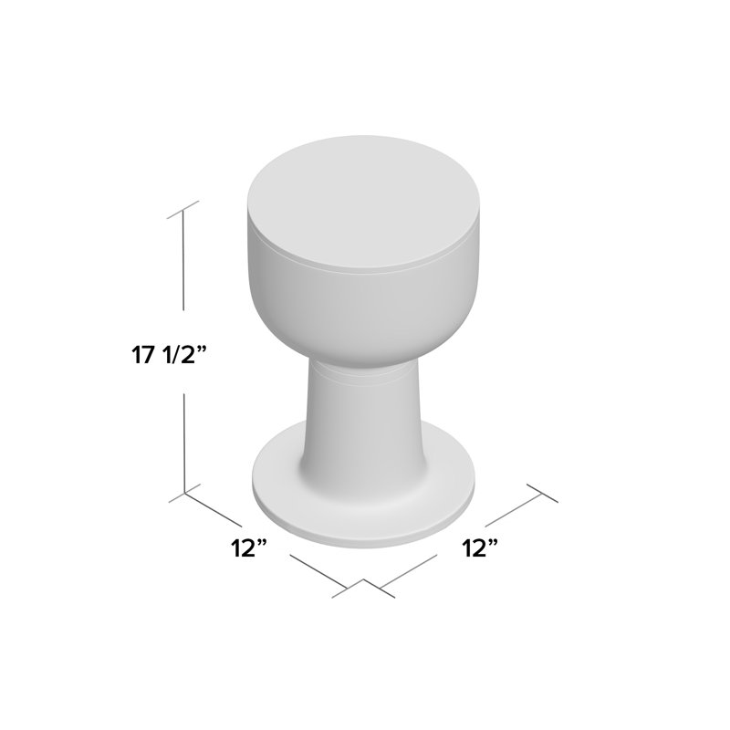 Tabouret d'appoint Paheko HE, Black/Black