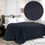 Jeté 100% coton Blue Nile Mills - Jacquard à rayures diagonales - Accent léger toutes saisons-119023521-119023525