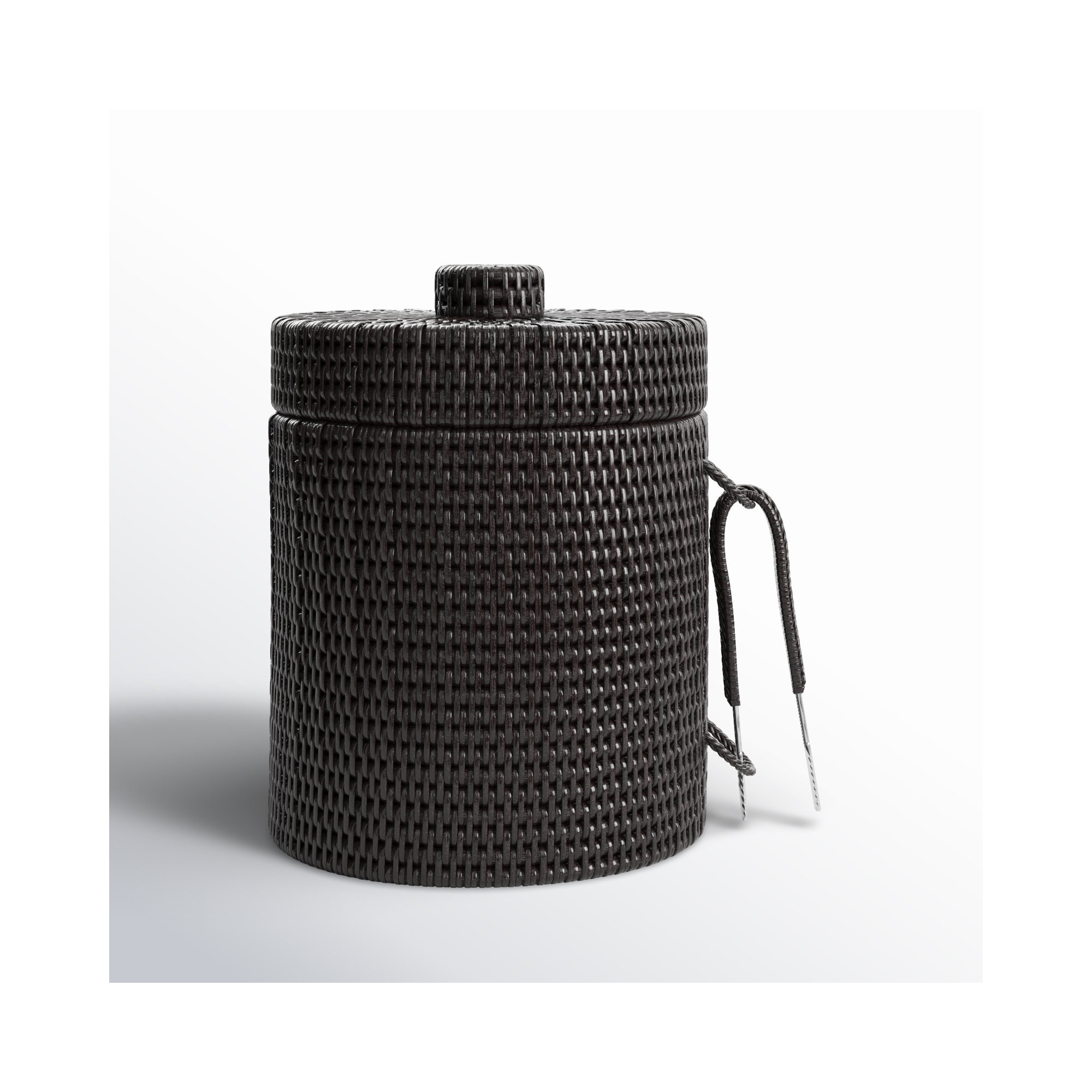 Wynwood Ice Bucket, Tudor Black, 9" H x 9" W x 9" D