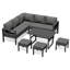 Aluminum Patio Furniture Set With Waterproof Cover-200051078