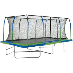 Machrus Upper Bounce Replacement Jumping Mat, fits for 8x14 FT. Rectangular  Trampoline Frames with 86 V-Rings, Using 7 springs - MAT ONLY 